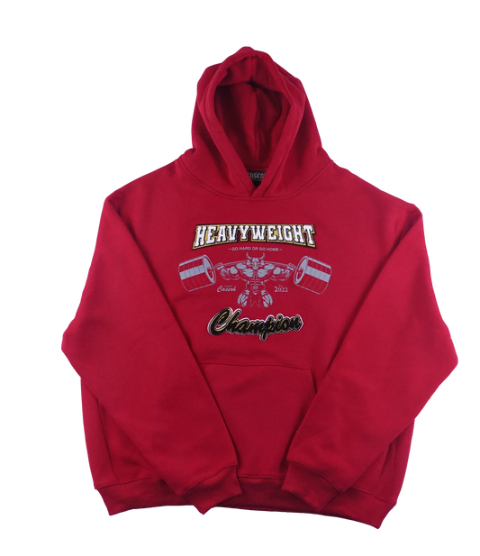 CaseOh's Heavyweight Hoodie 2.0 Red